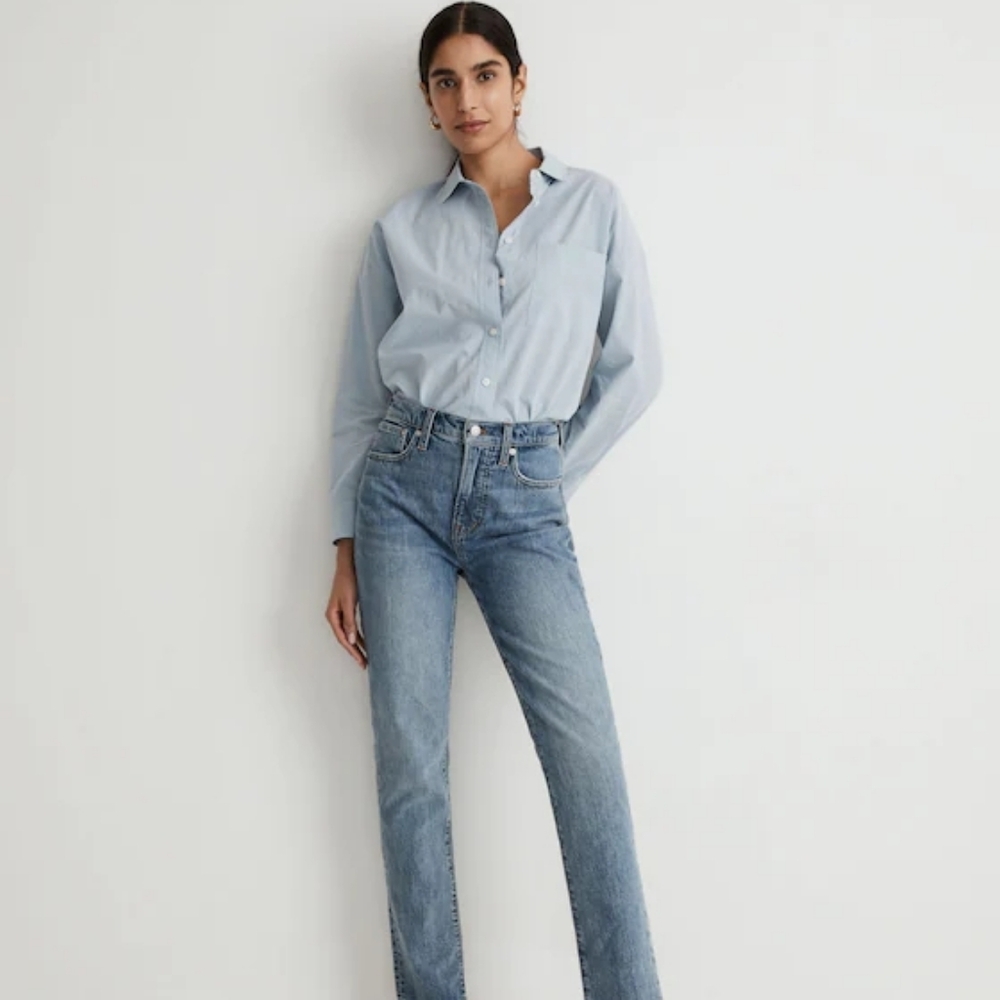 Madewell High Rise The Perfect Vintage Jean in Heathcote Wash Size 31